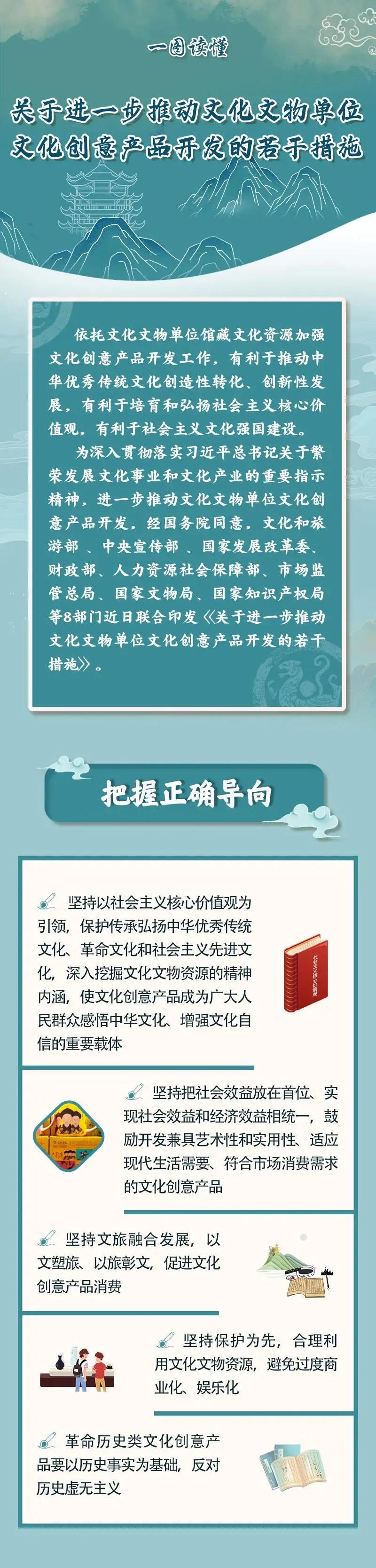 文旅部：一图读懂关于进一步推动文化文物单位文化创意产品开发的若干措施